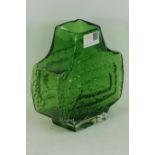 Whitefriars Concentric TV Vase - Geoffrey Baxter, in green,