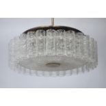 Possibly German glass centre ceiling chandelier Condition Report <a href='//www.