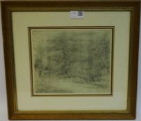 Cottage in Woodland scene, unsigned in the manner of Gainsborough 20.