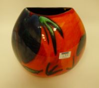 Contemporary Poole pottery purse vase, W33cm Condition Report <a href='//www.