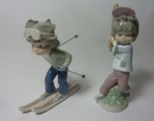 Two Lladro Sport-Billy figurines,