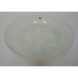 Sabino opalescent glass footed bowl, stamped Sabino France,