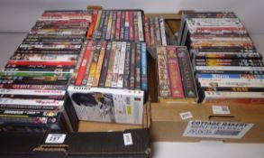 Collection of DVD's and VHS including Western,