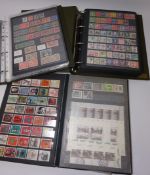Stamp album of British Victorian and later stamps and two albums of world stamps