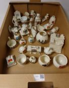 Crested Ware - collection of crested China bearing the arms of Pickering,