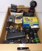 Nikon SLR camera, camera lenses and accessories,