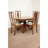 Victorian mahogany oval loo table (130cm x 99cm, H72cm),