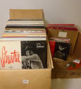 Various Jazz records - 7", 10" and 12" including Frank Sinatra,