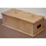 Victorian low blanket box, W86cm, H29cm, D37cm Condition Report <a href='//www.