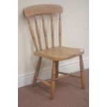 19th century elm and beech child's stick back chair Condition Report <a