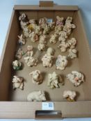 Collection of Piggin' ornaments by David Corbridge and others in one box Condition