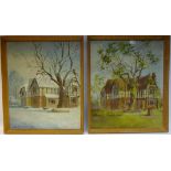 Country House in Summer and Country House in Winter,