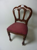 Dolls chair with turned wood legs Condition Report <a href='//www.