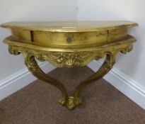 Gilt ornate wall bracket with drawer, W52cm Condition Report <a href='//www.