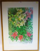 Lilies in Midsummer, ltd print, Alan Hydes, signed pencil, 6/999,