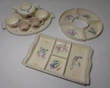 Poole tea for two set and Hors d'oeuvre dishes Condition Report <a href='//www.