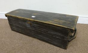 Rustic storage box, W68.5cm Condition Report <a href='//www.davidduggleby.