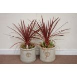 Pair 'Heritage Garden Pottery' garden planters,