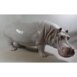 Large Italian pottery hippo L.84cm approx Condition Report <a href='//www.