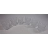 Set of six Alana Waterford crystal tumblers Condition Report <a href='//www.