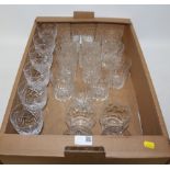 Set of six Royal Brierley crystal tumblers,