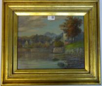 Argyll Coastal Scene, oil on canvas board signed by Walter L.