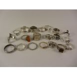 Hallmarked silver rings and others stamped 925 Condition Report <a