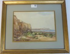 Scarborough South Bay, watercolour signed R Clarkson (c.