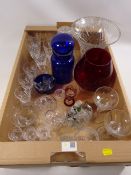 Five Stuart crystal wine glasses,