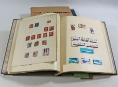 British Victorian and later used and mint stamps in three albums Condition Report