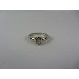 Modern diamond white and yellow gold ring hallmarked 18ct Condition Report <a