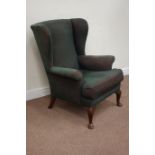 Wing back upholstered armchair Condition Report <a href='//www.davidduggleby.