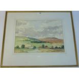 'Harwood Dale Scarborough', watercolour by T.A. Anderson F.R.S.A.