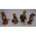 Four Goebel Hummel figures Condition Report <a href='//www.davidduggleby.