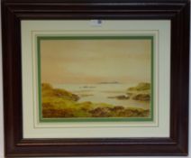 'Culfin Bay Little Killary Connaught', watercolour signed by Alexander Williams R.H.