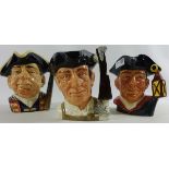 Royal Doulton character jugs from the Williamsberg Collection - Guardsman,