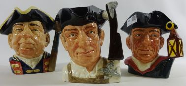 Royal Doulton character jugs from the Williamsberg Collection - Guardsman,