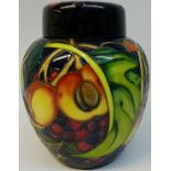 Moorcroft 'Queen's Choice' ginger jar with cover,