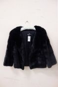 Clothing & Accessories - Black mink Revillon Paris New York short coat Condition Report