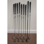 Golf Clubs - NIKE hybrid slot irons 4 - S/W and a Prosimmon 22' hybrid club Condition