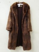 Clothing & Accessories - Thornton & Varley full length mink coat Condition Report