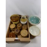 T G Green storage jars and three mixing bowls Condition Report <a href='//www.