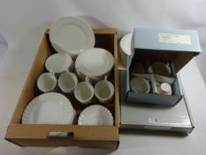 Large quantity of Johnson Brothers tableware including approx 48 dinner plates, tea cups, etc.