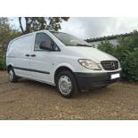 2009 Mercedes Vito 109CDI Compact. 64,000 miles. Twin side loading doors, rear tailgate.