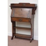 Early 20th century Arts & Crafts fall front writing bureau possibly Liberty & Co London,