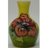Small Moorcroft vase signed F, H9cm Condition Report <a href='//www.