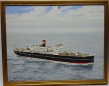 'Duquesa' - Ship's portrait, oil on board signed and dated Richard Pearson 1986,