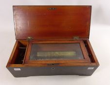 Music box with 21cm cylinder W42cm Condition Report <a href='//www.