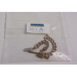 Gold watch bracelet hallmarked 9ct in pieces approx 6gm Condition Report <a