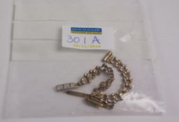 Gold watch bracelet hallmarked 9ct in pieces approx 6gm Condition Report <a